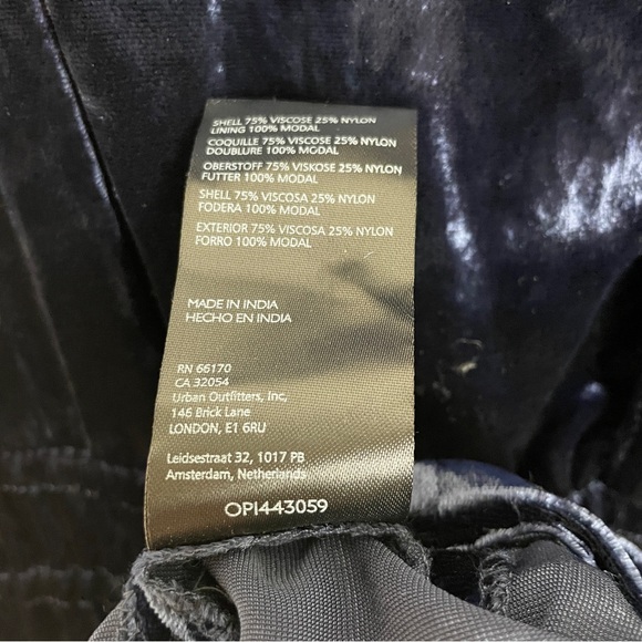 Anthropologie Somerset Navy Velvet Tiered Maxi Dress Boho Holiday NWT Sz 3X - Picture 9 of 11